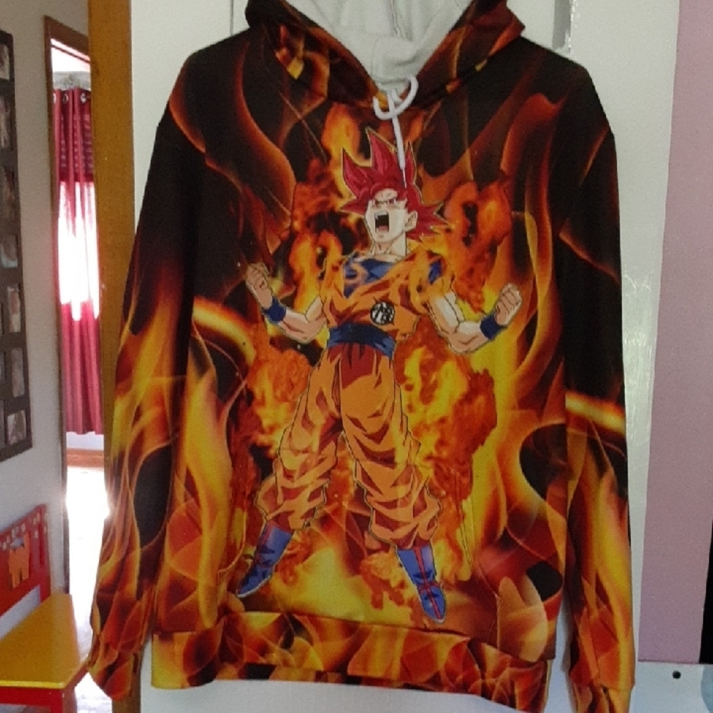 Dragon Ball Z Flame Hoodie